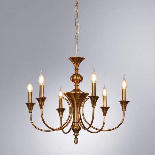 Подвесная люстра Arte Lamp COLLINETTA A4094LM-6PB — изображение 2