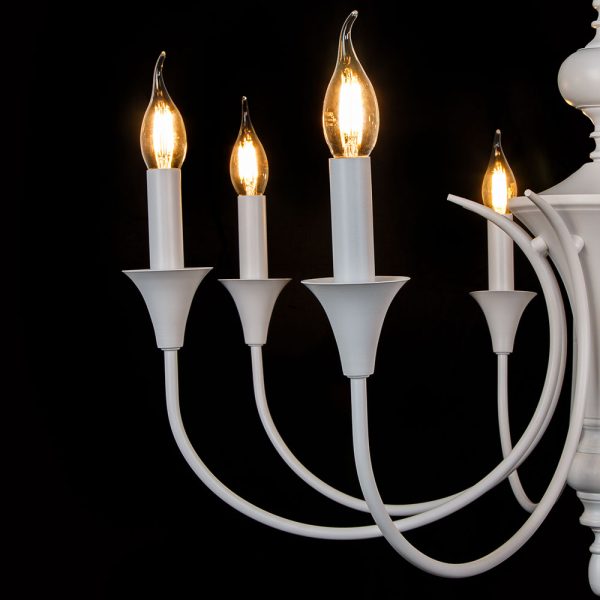 Подвесная люстра Arte Lamp COLLINETTA A4094LM-8WH — изображение 3