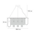 Подвесная люстра Arte Lamp DENEBOLA A4074LM-10CC — изображение 5