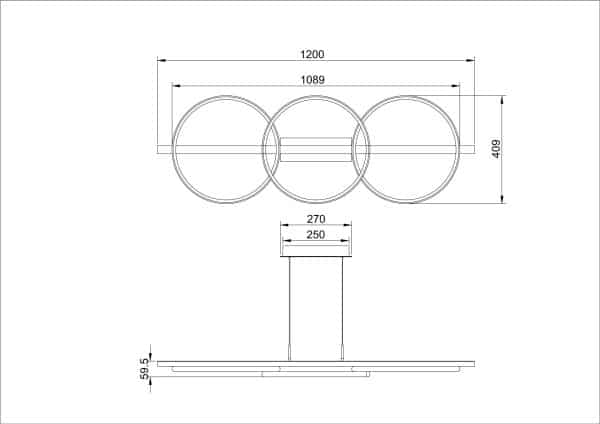 Подвесная люстра Arte Lamp FLUIDO A3913SP-24BK — изображение 3