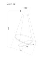 Подвесная люстра Arte Lamp FRODO A2197SP-2BK — изображение 4