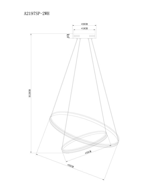 podvesnaja-ljustra-arte-lamp-frodo-a2197sp-2wh-4 Подвесная люстра Arte Lamp FRODO A2197SP-2WH — изображение 5