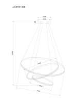 Подвесная люстра Arte Lamp FRODO A2197SP-3BK — изображение 5