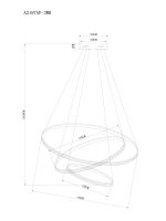 Подвесная люстра Arte Lamp FRODO A2197SP-3WH — изображение 4