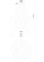Подвесная люстра Arte lamp GRACE A1868SP-3PB — изображение 3