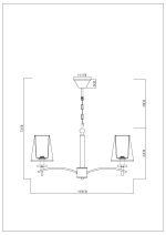Подвесная люстра Arte Lamp KENSINGTON A4098LM-5CC — изображение 3