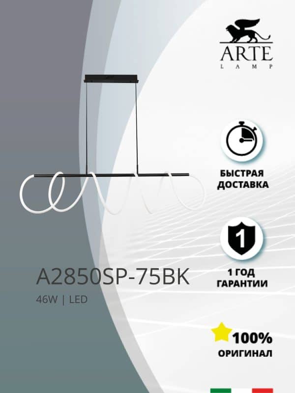 Подвесная люстра Arte Lamp KLIMT A2850SP-75BK — изображение 3