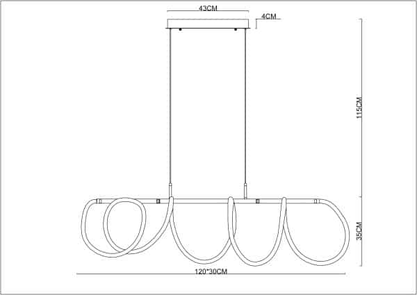 Подвесная люстра Arte Lamp KLIMT A2850SP-75PB — изображение 3