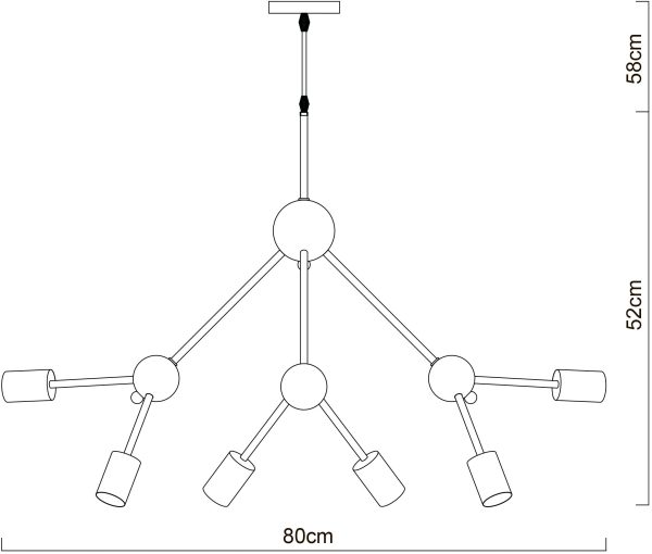 Подвесная люстра Arte Lamp MATRIX A3064SP-12WH — изображение 4