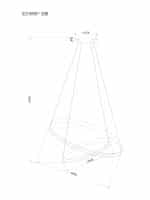 Подвесная люстра Arte Lamp MERIDIANA A2198SP-2BK — изображение 3