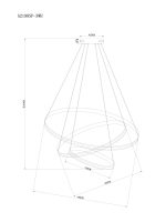Подвесная люстра Arte Lamp MERIDIANA A2198SP-3WH — изображение 4
