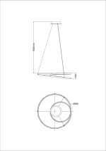 Подвесная люстра Arte Lamp MILLO A3893SP-30BK — изображение 3