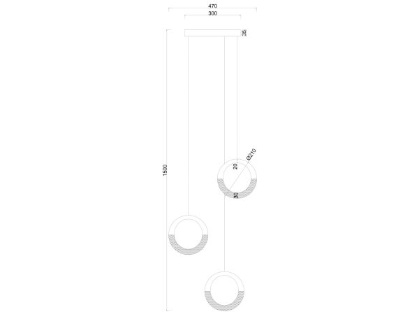 Подвесная люстра ARTE LAMP MONTANA A7777SP-3GO — изображение 3