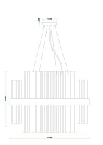 Подвесная люстра Arte Lamp MONTREAL A1034SP-12CC — изображение 5