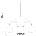 Подвесная люстра Arte Lamp PINOCCHIO A5700LM-5WH — изображение 5
