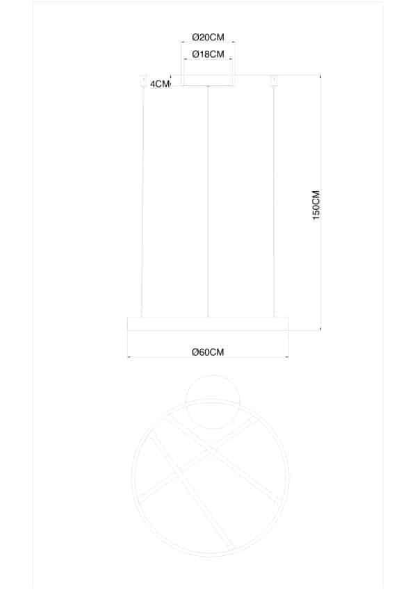 Подвесная люстра Arte lamp RICCO A1874SP-32BK — изображение 3