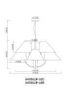 Подвесная люстра Arte Lamp RONDO A4086LM-6AB — изображение 5
