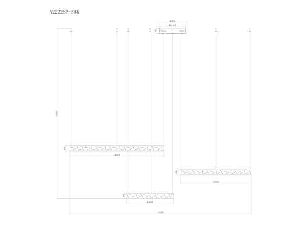 Подвесная люстра Arte Lamp SHINE A2222SP-3BK — изображение 5