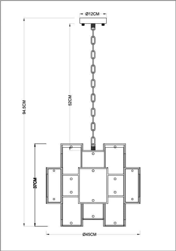 Подвесная люстра Arte Lamp THEEMIN A4068LM-7SG — изображение 3