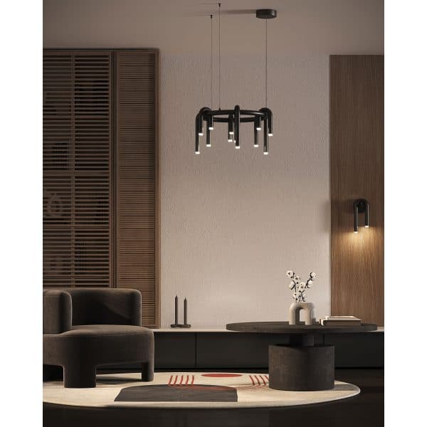 Подвесная люстра Arte Lamp WARHOL A3258LM-30BK — изображение 2