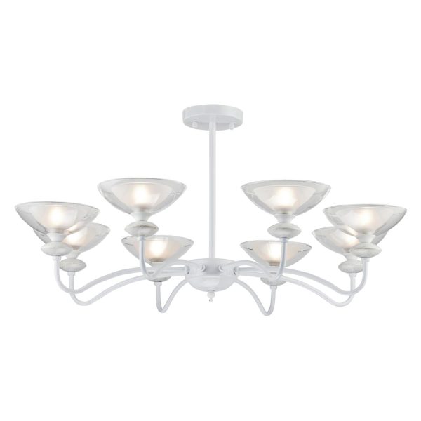 Подвесная люстра Arti Lampadari Fassano E 1.1.8 W Подвесная люстра Arti Lampadari Fassano E 1.1.8 W