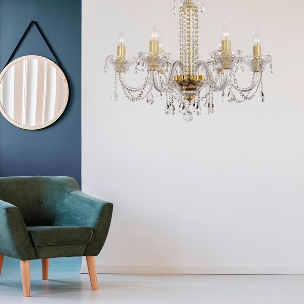 Подвесная люстра Arti Lampadari Sofia E 1.1.6.600 G — изображение 2