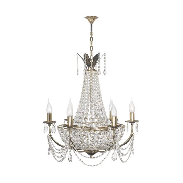 Подвесная люстра Dio DArte Elite Recetto E 1.6.6.199 GH Подвесная люстра Dio DArte Elite Recetto E 1.6.6.199 GH