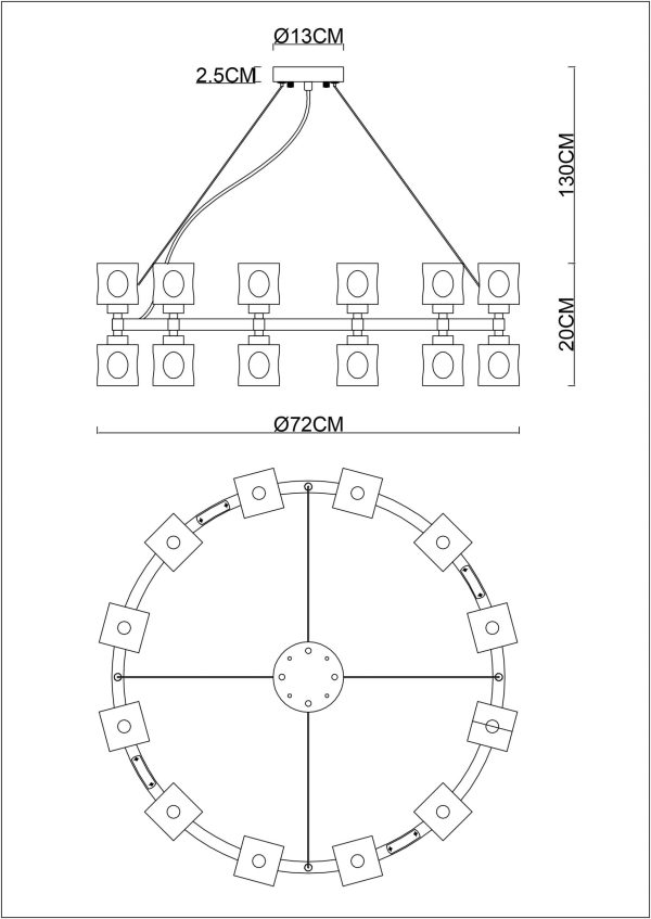 Подвесная люстра Divinare ALESSANDRO 7205/17 LM-24 — изображение 5