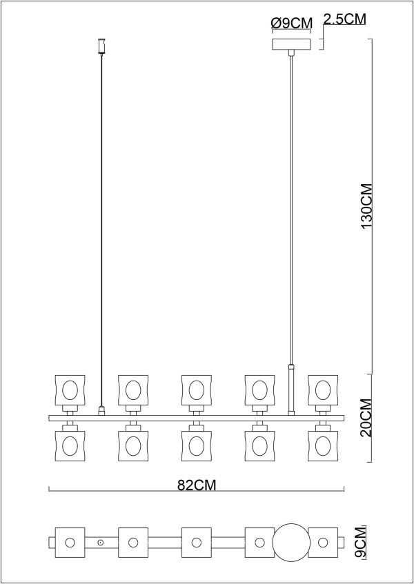 Подвесная люстра Divinare ALESSANDRO 7205/17 SP-10 — изображение 5