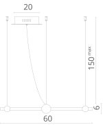 Подвесная люстра Divinare AMADEO 1123/04 SP-65 — изображение 5