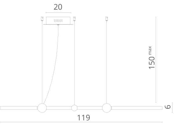Подвесная люстра Divinare AMADEO 1123/04 SP-75 — изображение 4