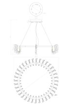 Подвесная люстра Divinare ANNA 1138/01 LM-125 — изображение 4