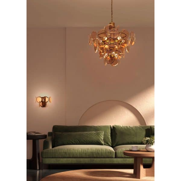 Подвесная люстра Divinare CHLOE 7566/01 SP-18 — изображение 5