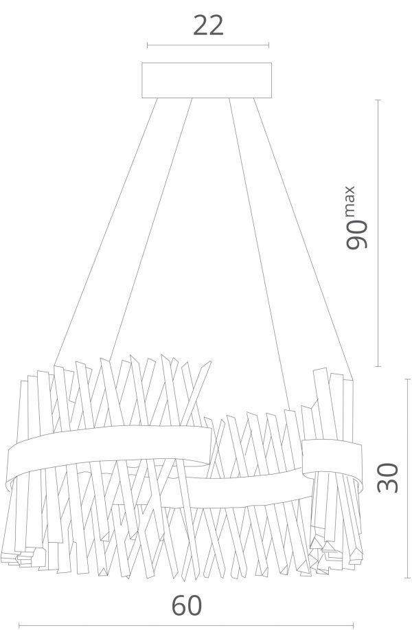 Подвесная люстра Divinare CORONA 1685/01 SP-1 — изображение 5