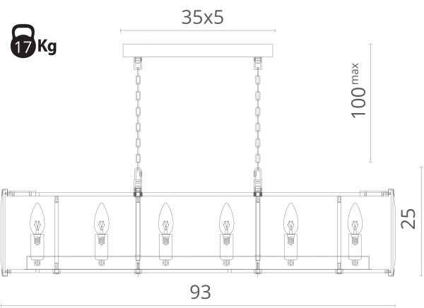 Подвесная люстра Divinare OSTIN 1100/02 SP-12 — изображение 5