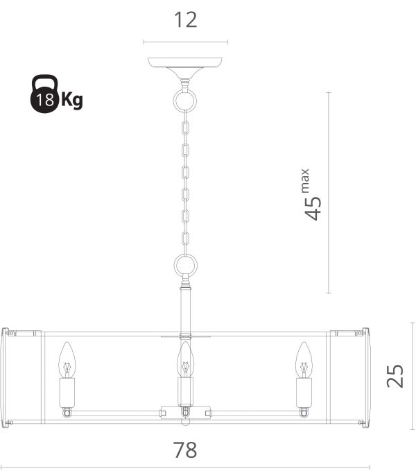 Подвесная люстра Divinare OSTIN 1100/02 SP-8 — изображение 3