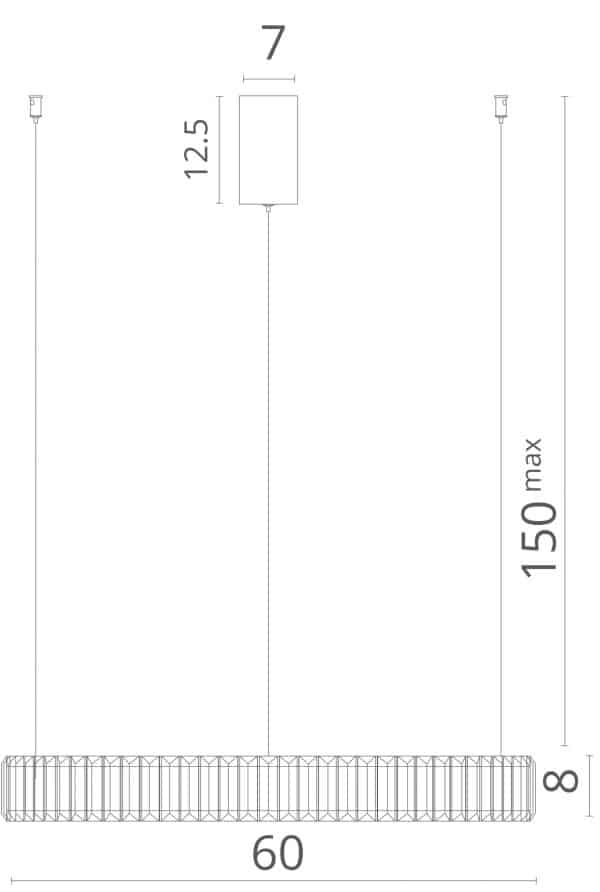 Подвесная люстра Divinare RENATA 1135/02 SP-36 — изображение 4