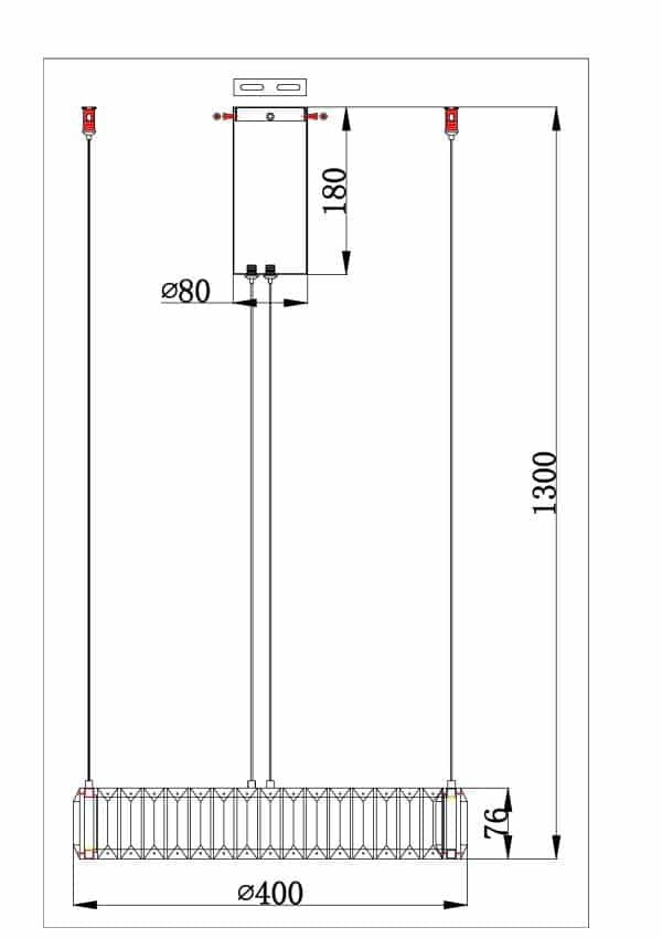 Подвесная люстра Divinare RENATA 1135/17 SP-25 — изображение 2