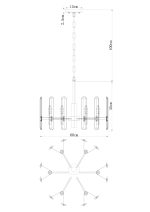 Подвесная люстра Divinare TENERIFE 7136/18 LM-6 — изображение 5