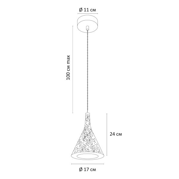 Подвесной светильник Arte Lamp BENDER A4324SP-1GY — изображение 5