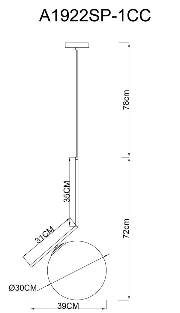 podvesnoj-svetilnik-arte-lamp-bolla-unica-a1922sp-1cc-3 Подвесной светильник Arte Lamp BOLLA-UNICA A1922SP-1CC — изображение 4