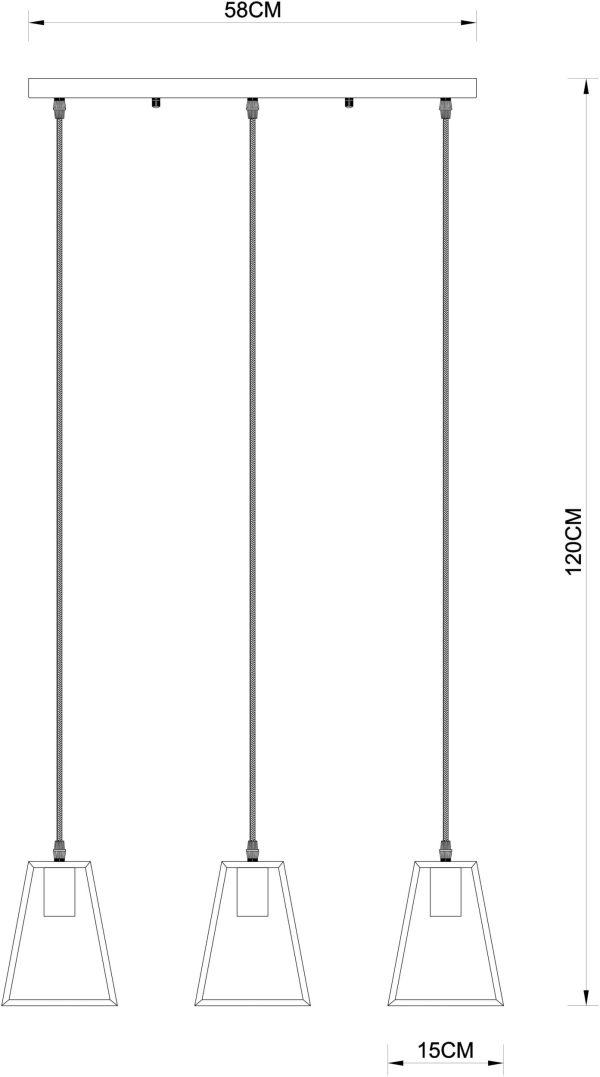 Подвесной светильник Arte Lamp BRUSSELS A8030SP-3BK — изображение 4