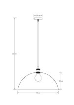 Подвесной светильник Arte Lamp CAPPELLO A7056SP-1BK — изображение 4
