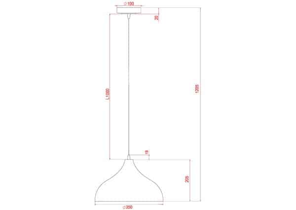 Подвесной светильник Arte Lamp CARMEL A7076SP-1BK — изображение 5