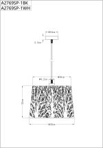 Подвесной светильник Arte Lamp CELESTA A2769SP-1BK — изображение 5