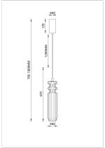 Подвесной светильник Arte Lamp CRYSTAL A2942SP-1PB — изображение 4