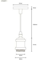 Подвесной светильник Arte Lamp ELECTRA A7002SP-1BC — изображение 4