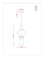 Подвесной светильник Arte Lamp FIORATO A2442SP-10PB — изображение 3