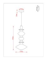 Подвесной светильник Arte Lamp FIORATO A2442SP-15PB — изображение 3