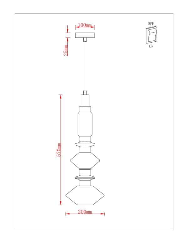 Подвесной светильник Arte Lamp FIORATO A2442SP-16PB — изображение 3